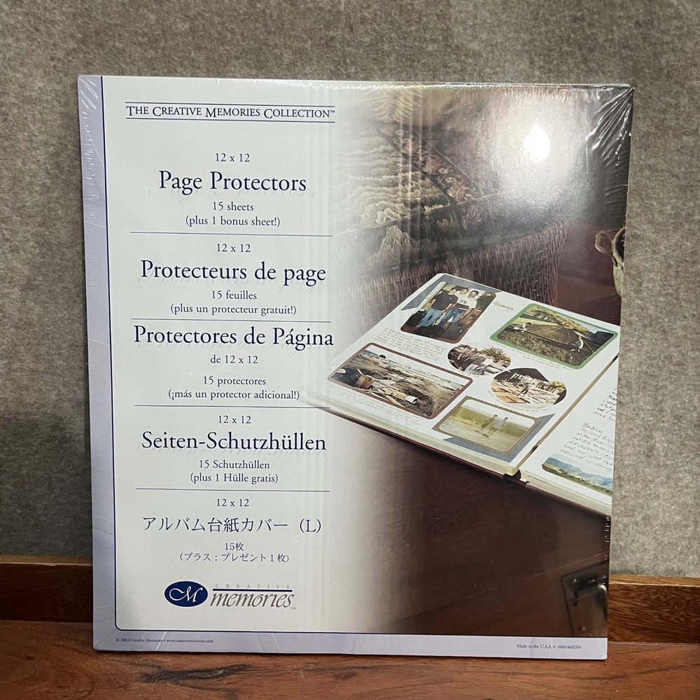 The Creative Memories Collection 2004 16 sheets Page Protectors 12x12 Sealed
